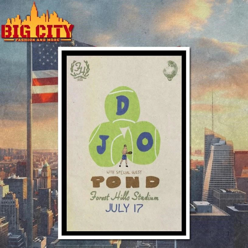 Djo, Pond Forest Hills Stadium in Forest Hills on 07-17-2026 Poster Shirt