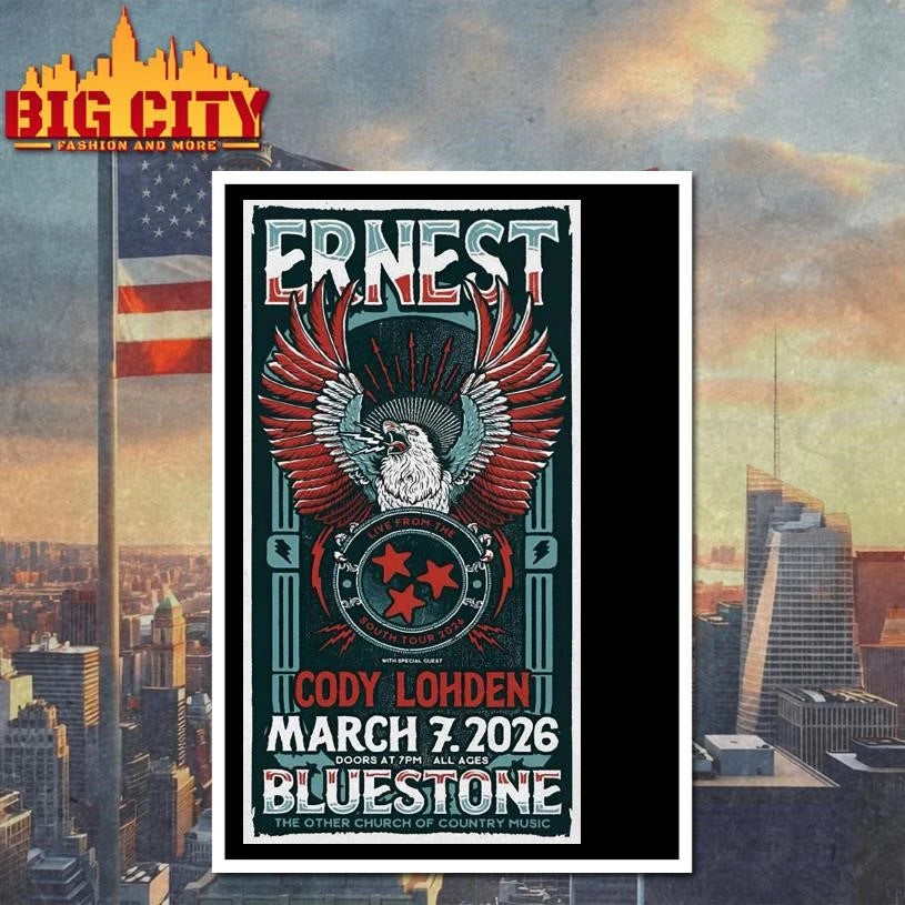 ERNEST 3 7 2026 Columbus OH Poster Shirt