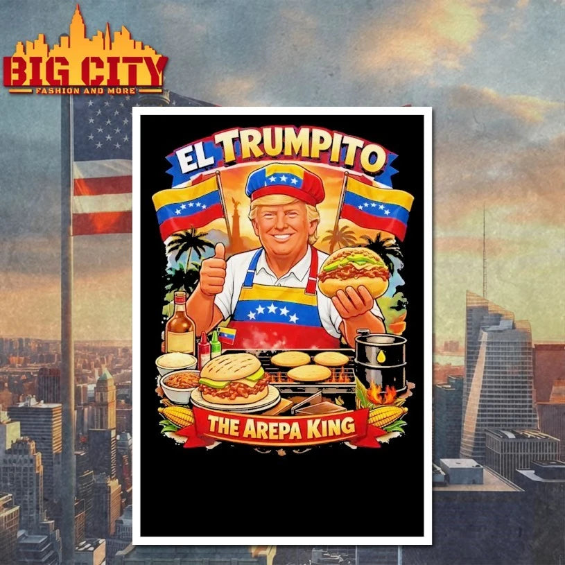 El Trumpito Arepa King Venezuelan Food & Street Food Humor t-shirt