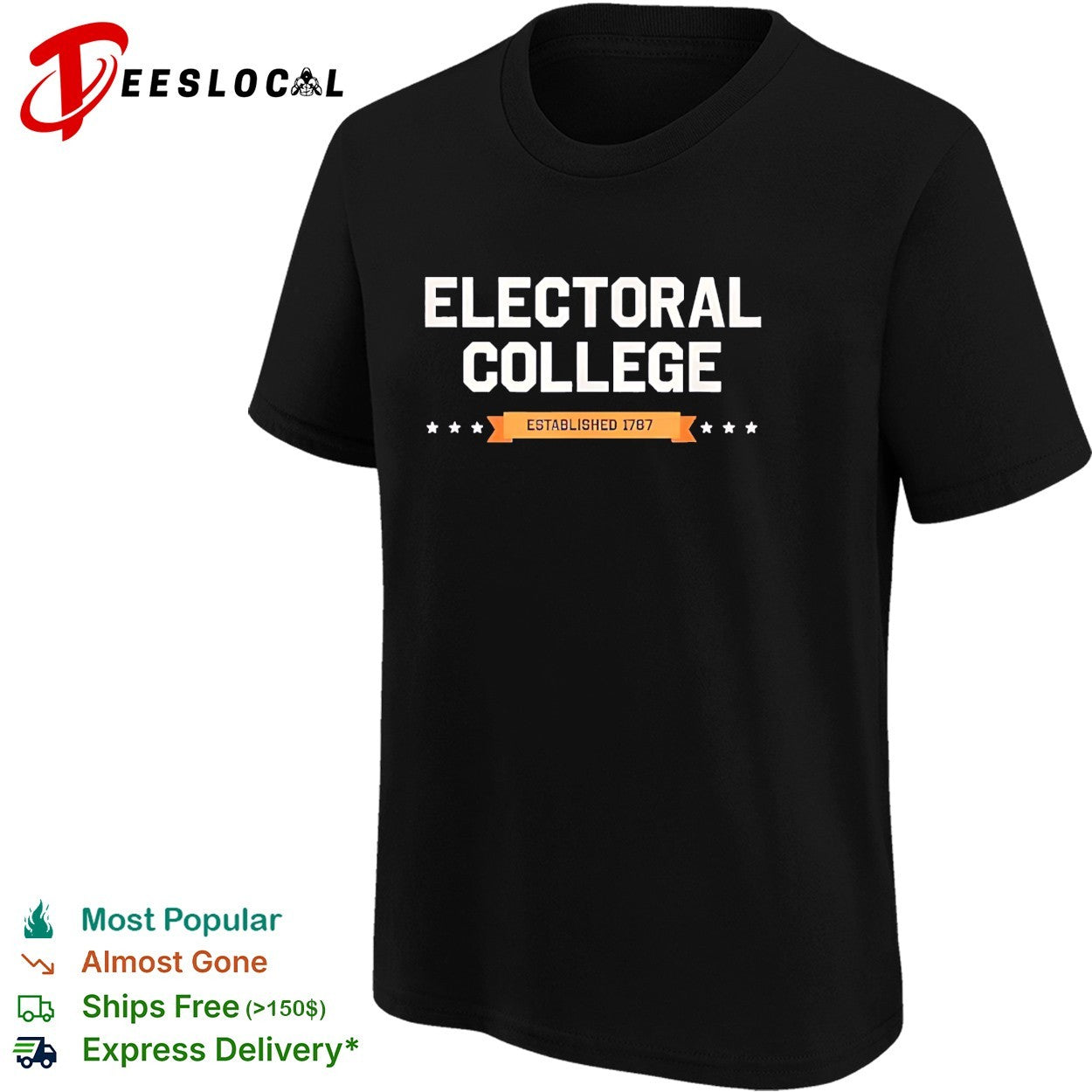 Electoral college established 1787 shirt