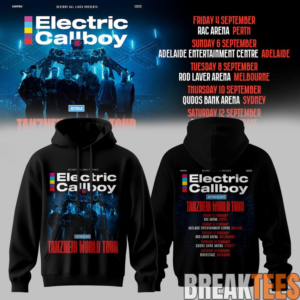 Electric Callboy TANZNEID World Tour 2026 Limited Hoodie