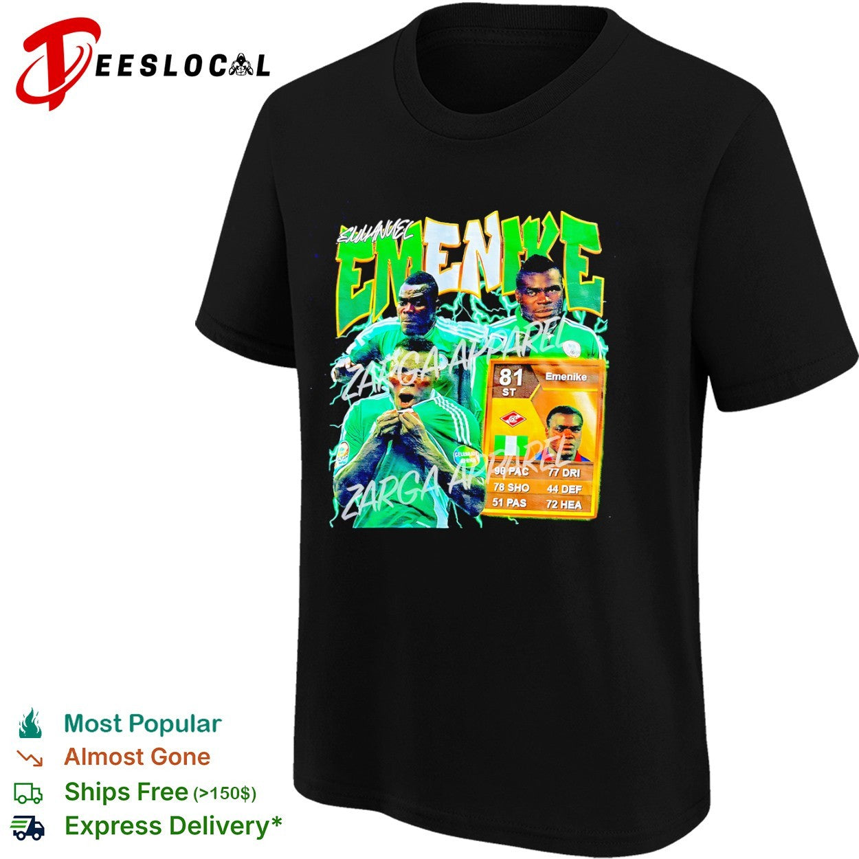 Emmanuel Emenike Nigeria Super Eagles FIFA Soccer Shirt