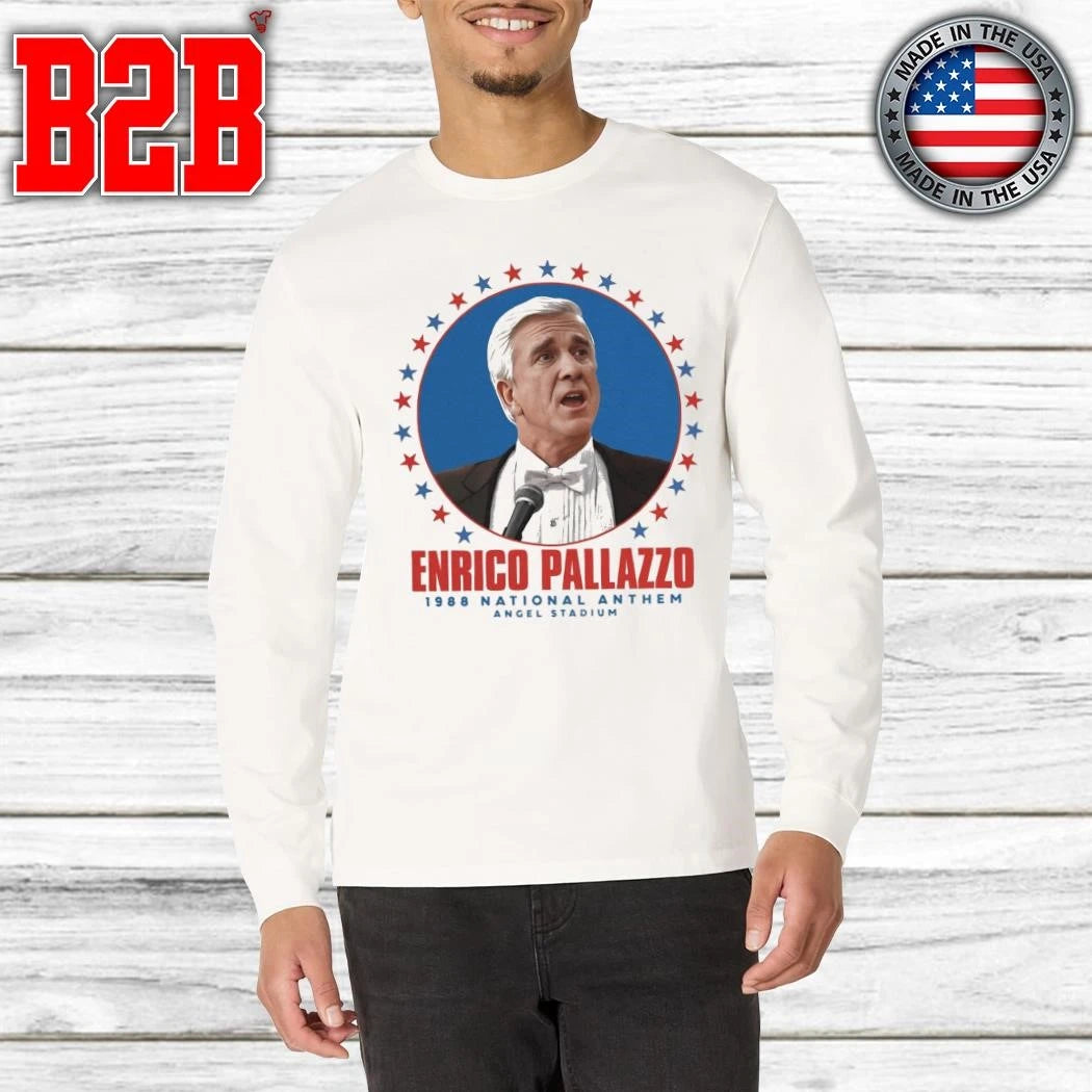Enrico Pallazzo 1988 National Anthem Naked Gun Shirt