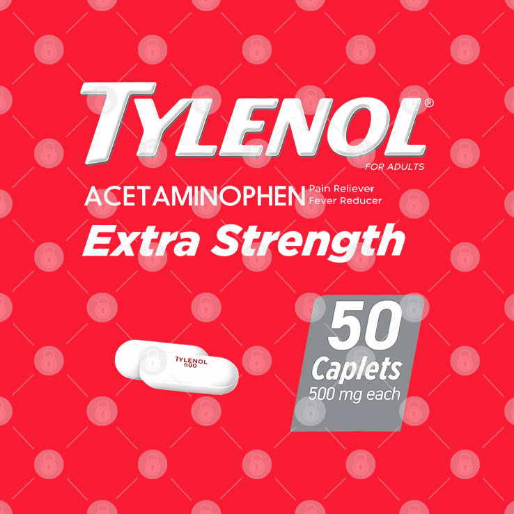 Extra Strength Tylenol Logo T Shirt