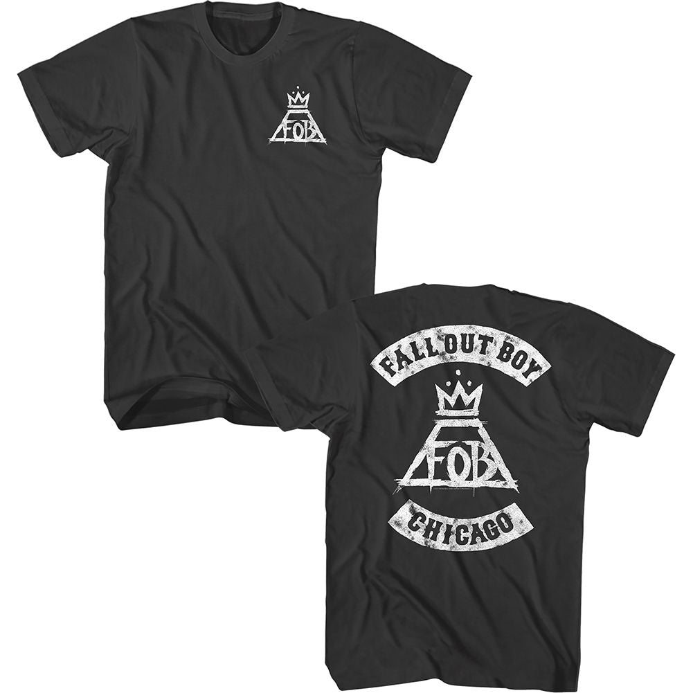 Fall Out Boy - Logo Chicago - Short Sleeve - Adult - T-Shirt - clothing by TeeHivey.com