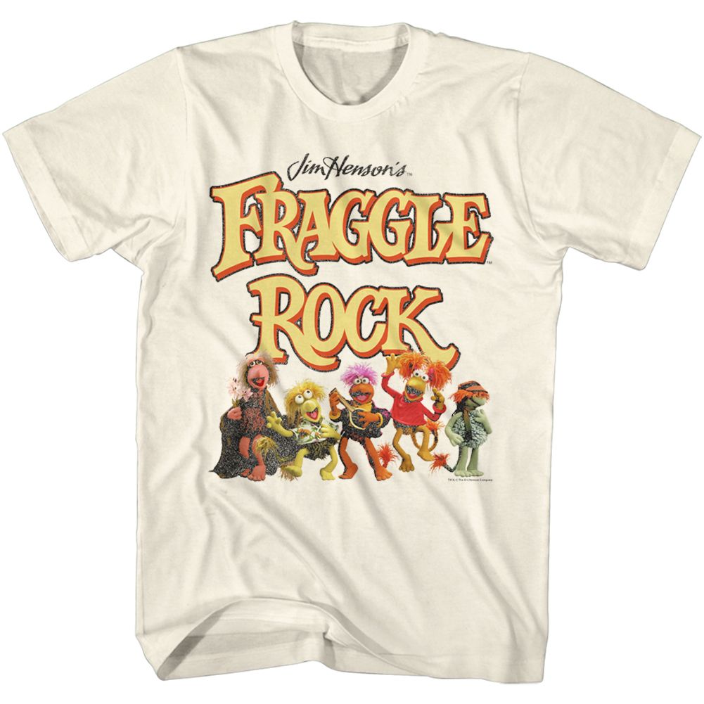 Fraggle Rock - Fraggies & Logo - Short Sleeve - Adult - T-Shirt - clothing by TeeHivey.com
