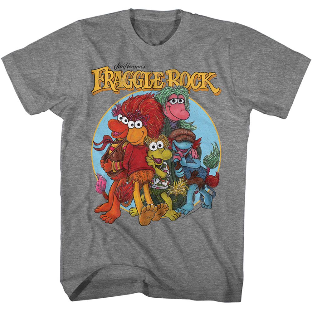 Fraggle Rock - Drawn Fraggles - Short Sleeve - Adult - T-Shirt - clothing by TeeHivey.com