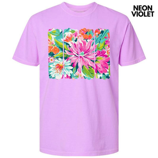 Flower Artwork Comfort Colors T-Shirt 'NLB'
