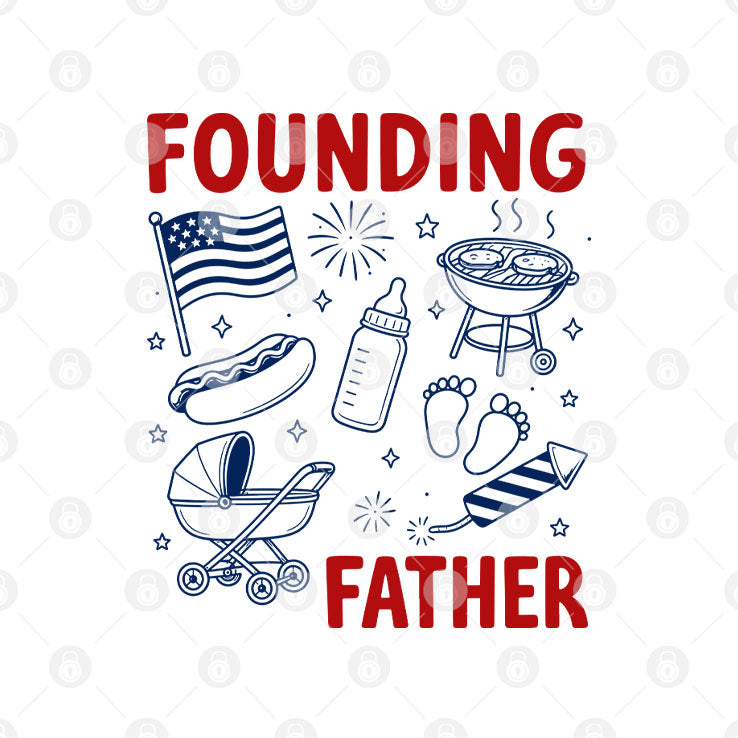 Founding Father 4th Of July Couple T Shirt