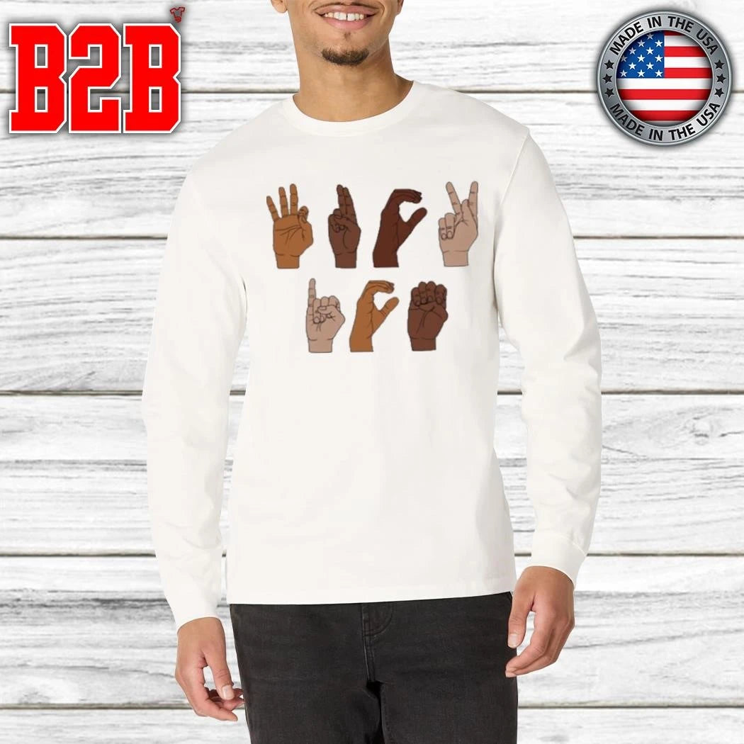 Fuck Ice Hand Sign Language Chinga La Migra Shirt
