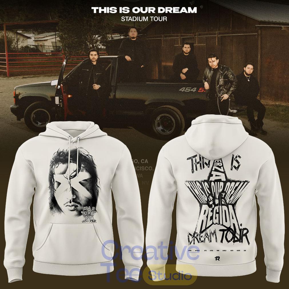 Fuerza Regida White This is Our Dream Tour 2026 Edition Hoodie