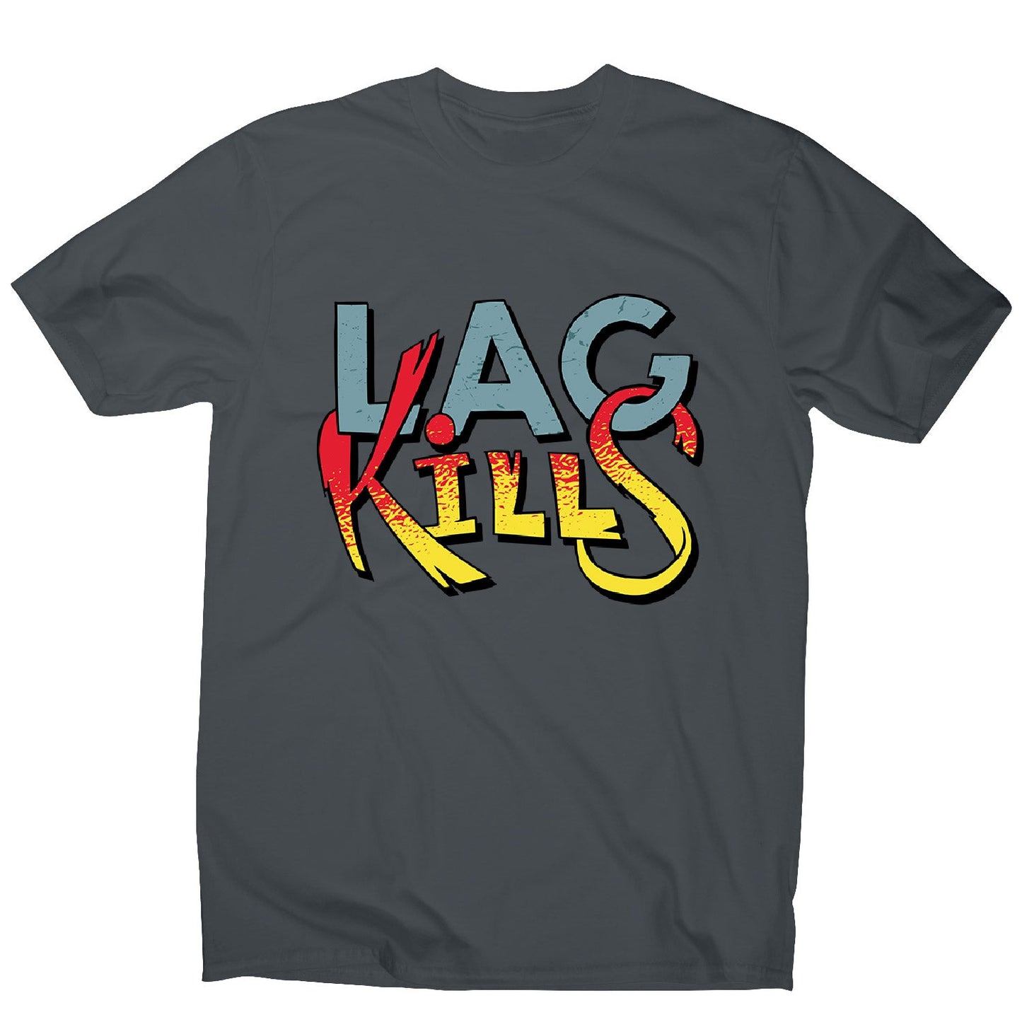 Gamer lag kills - men's funny premium t-shirt