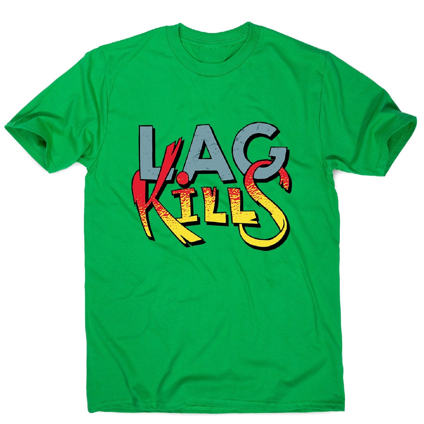Gamer lag kills - men's funny premium t-shirt