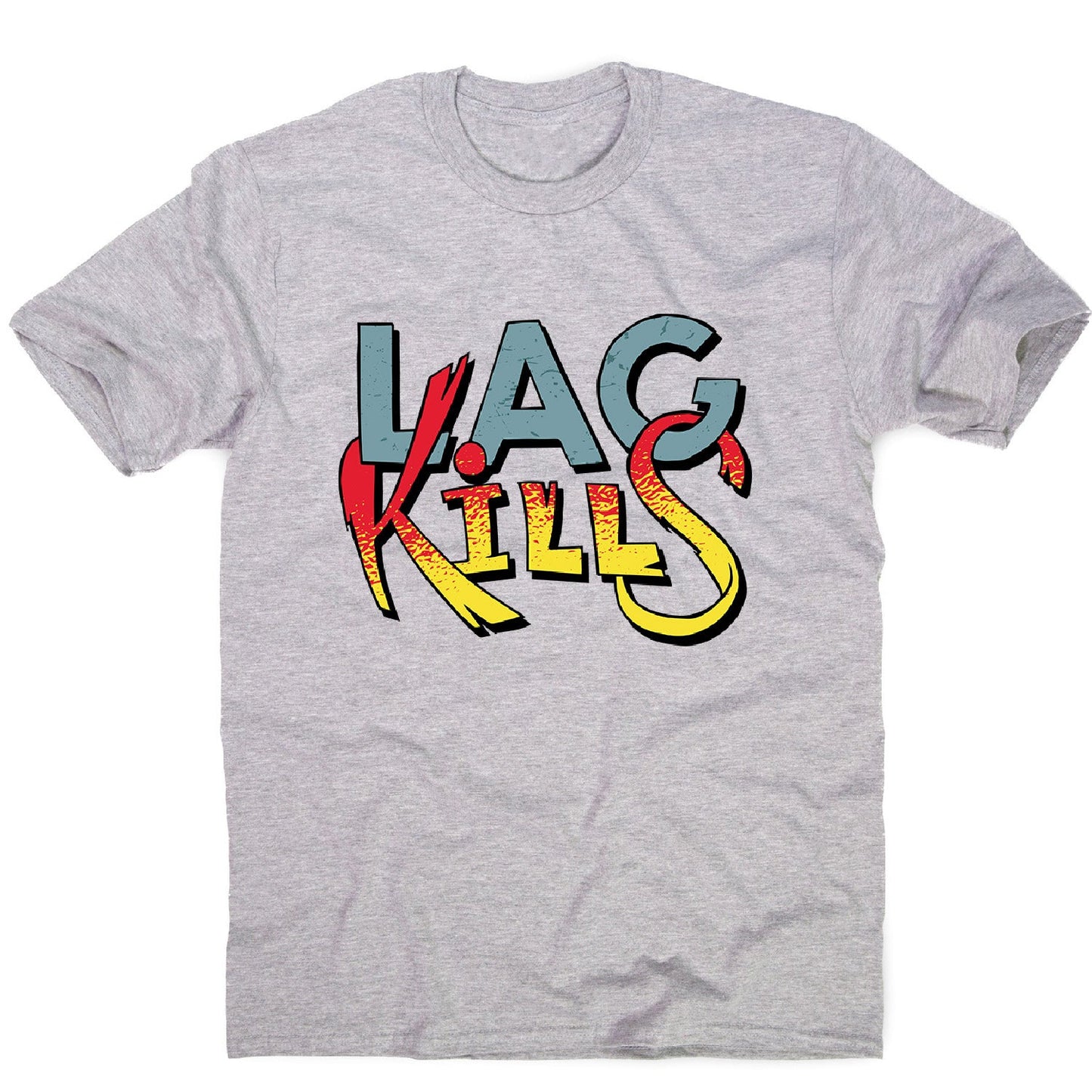 Gamer lag kills - men's funny premium t-shirt