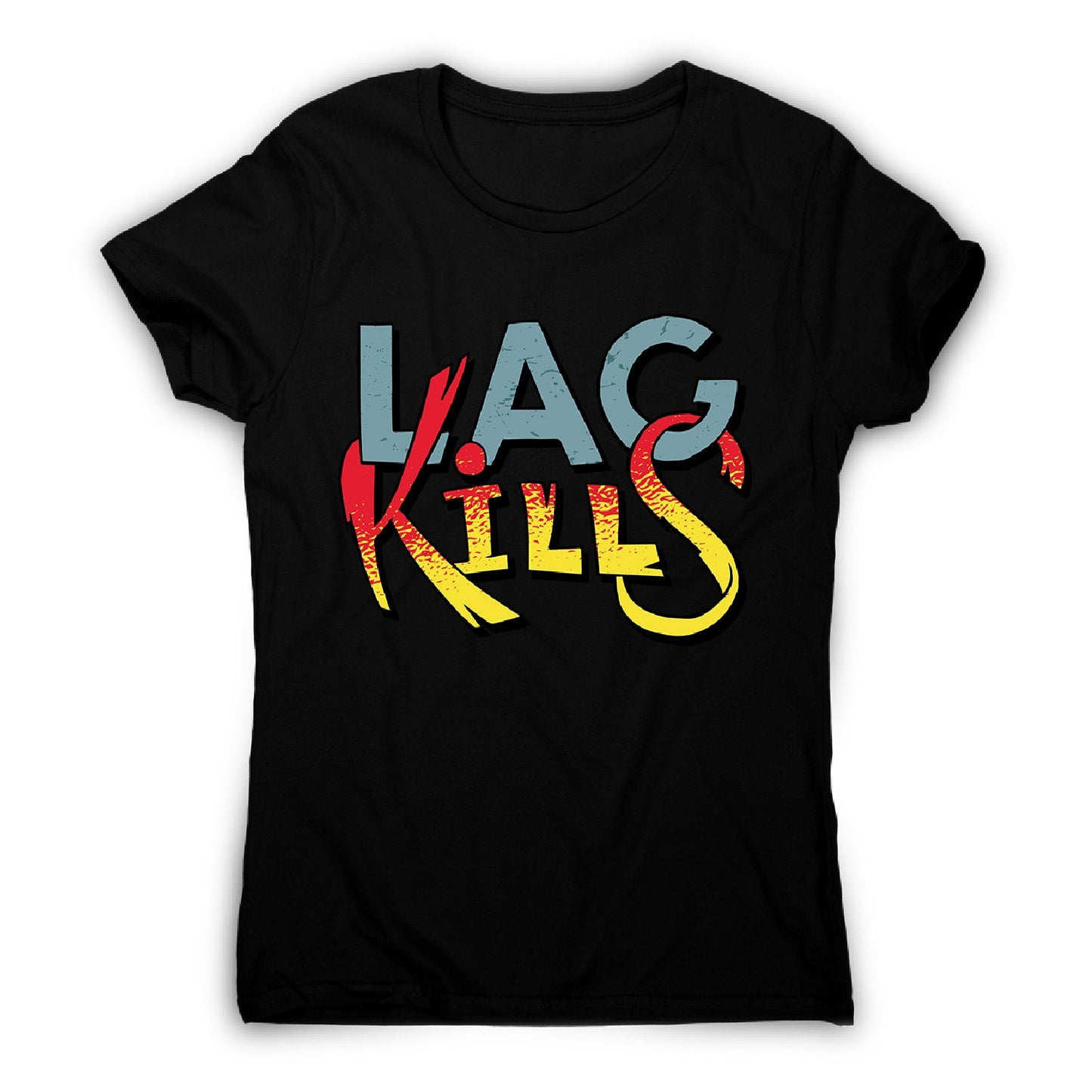 Gamer lag kills - women's funny premium t-shirt