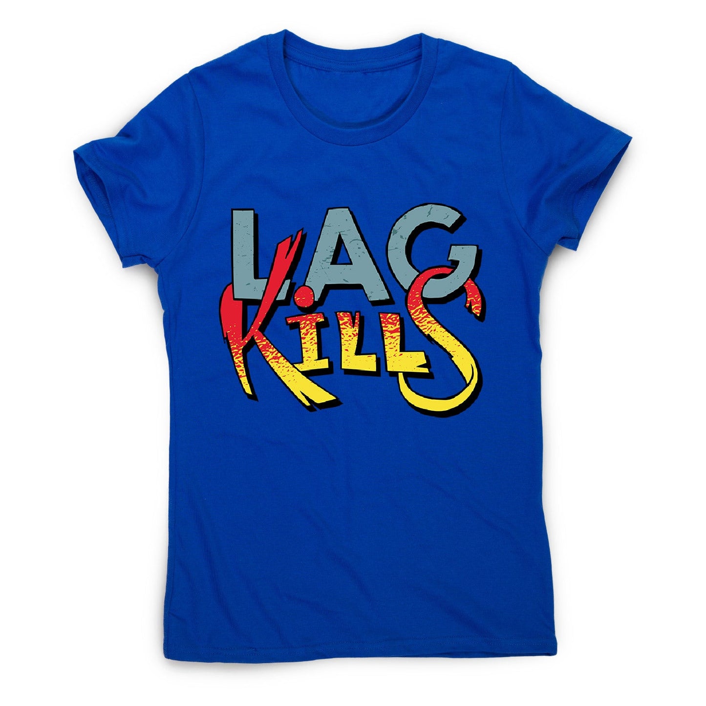 Gamer lag kills - women's funny premium t-shirt