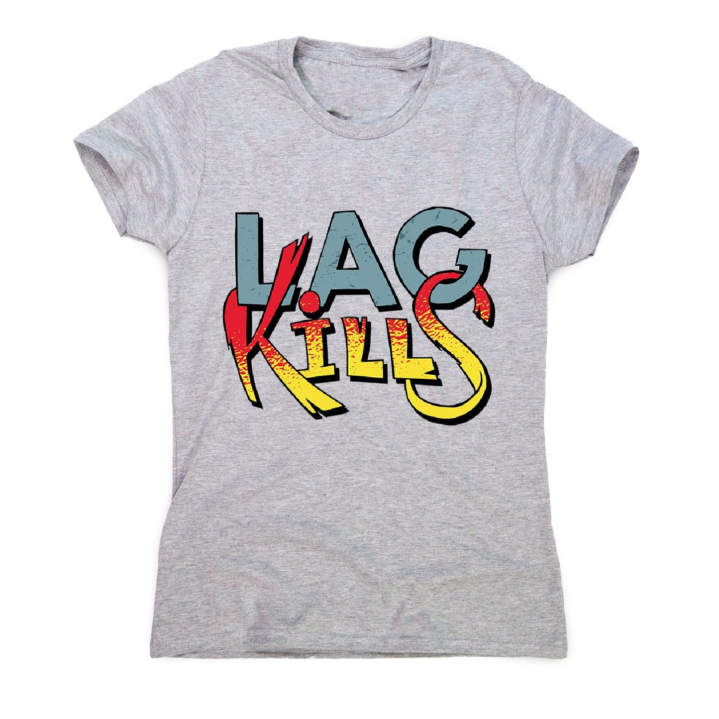 Gamer lag kills - women's funny premium t-shirt
