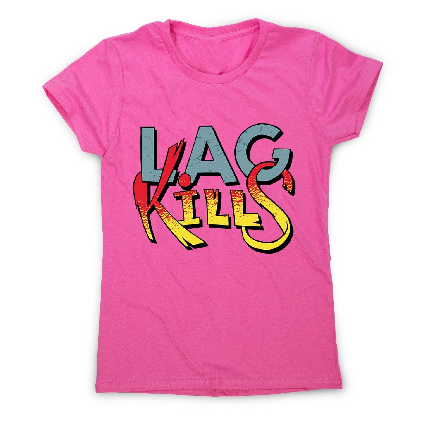 Gamer lag kills - women's funny premium t-shirt