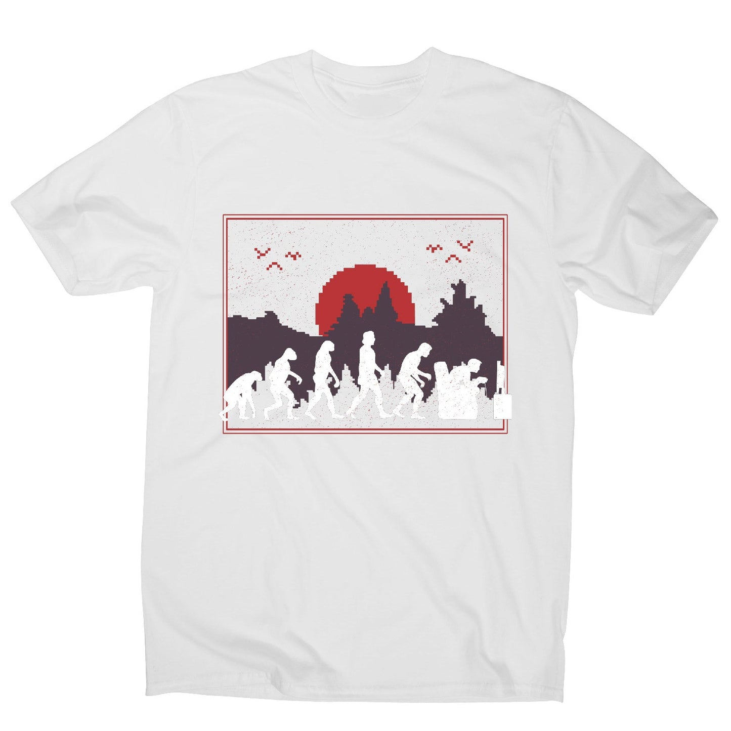 Gaming evolution - men's funny premium t-shirt