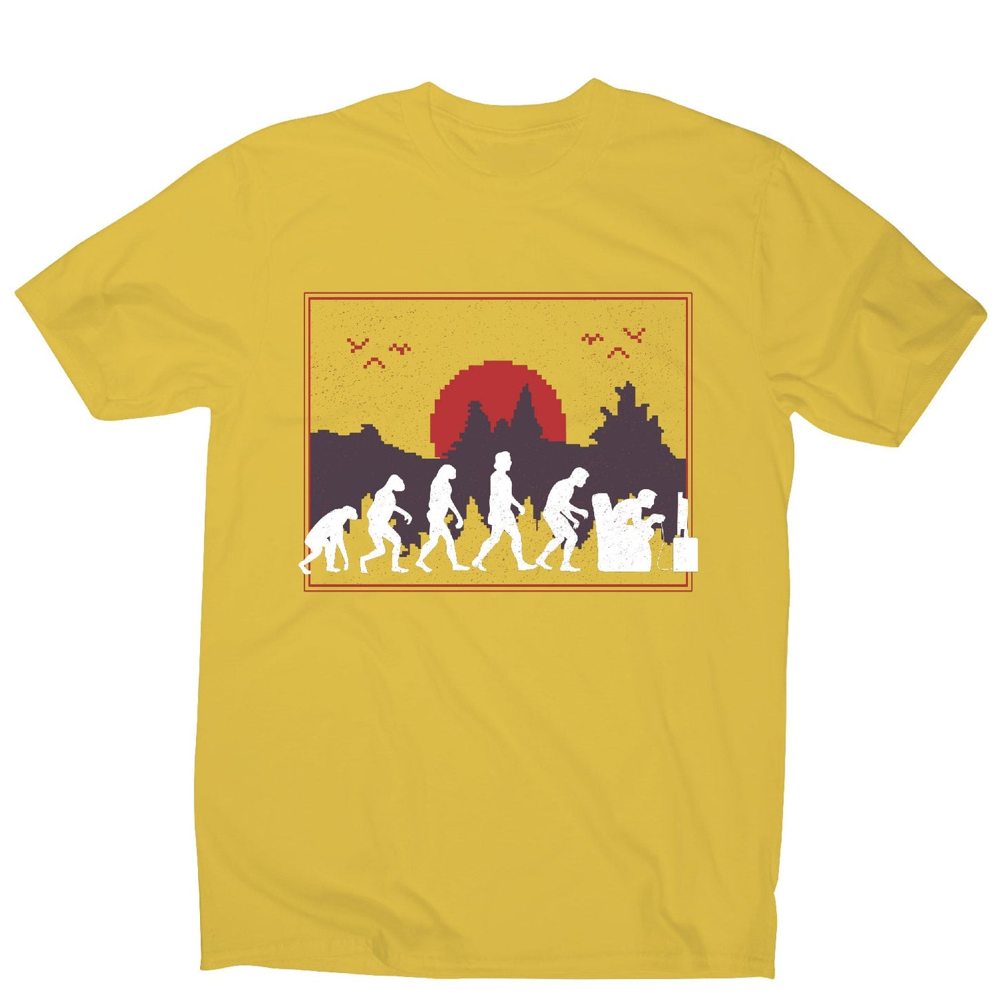 Gaming evolution - men's funny premium t-shirt