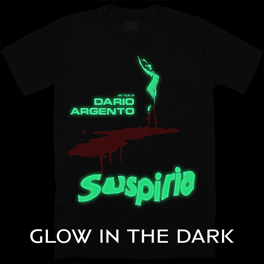 SUSPIRIA: ICON OF HORROR - T-SHIRT (COMFORT COLORS) GLOW IN THE DARK