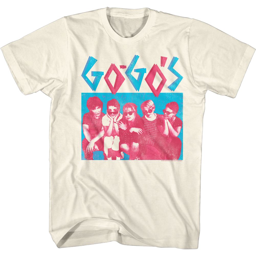 The Gogos - Cyan Magenta Group - Short Sleeve - Adult - T-Shirt - clothing by TeeHivey.com
