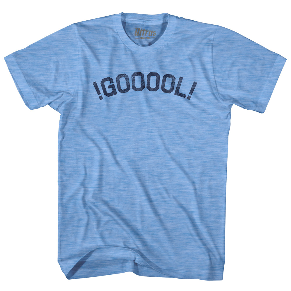 !GOOOOL! Soccer Adult Tri-Blend T-shirt Style005
