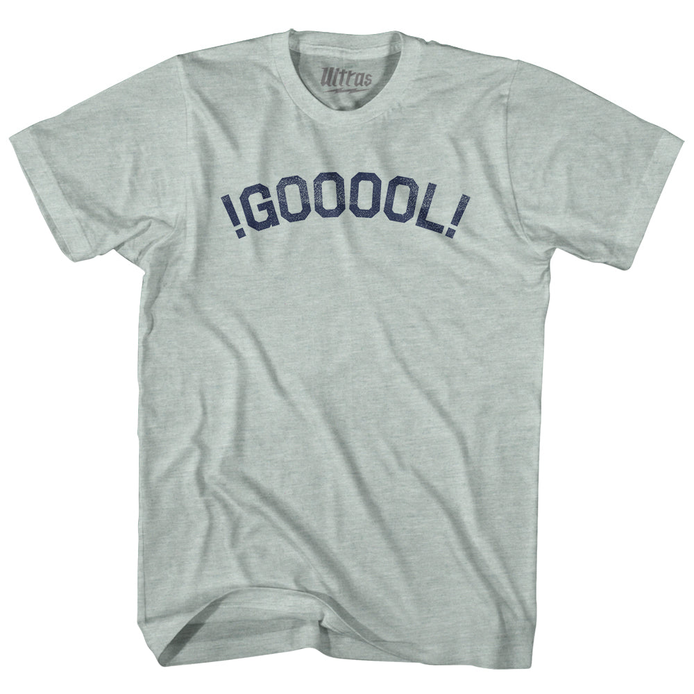 !GOOOOL! Soccer Adult Tri-Blend T-shirt Style004