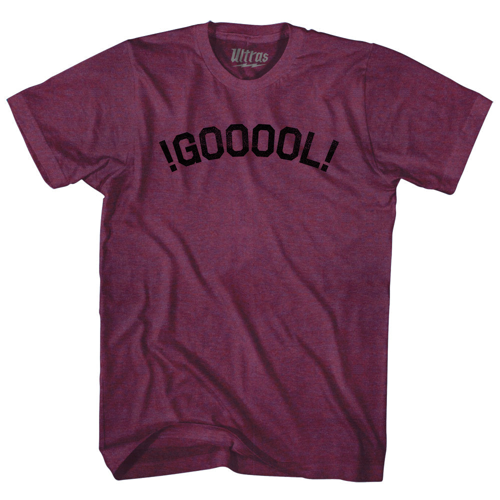 !GOOOOL! Soccer Adult Tri-Blend T-shirt Style003