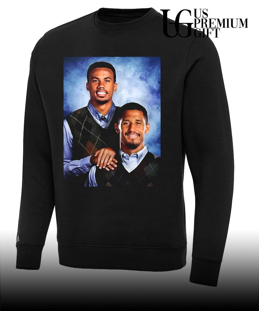 Gabriel Magalhaes and William Saliba Arsenal FC best friend Step Brothers shirt