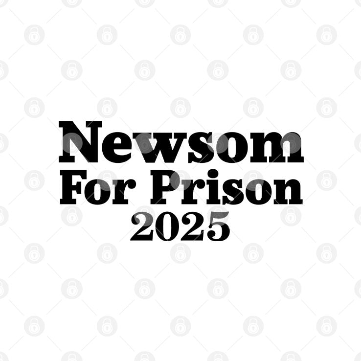 Gavin Newsom For Prison 2025 T Shirt