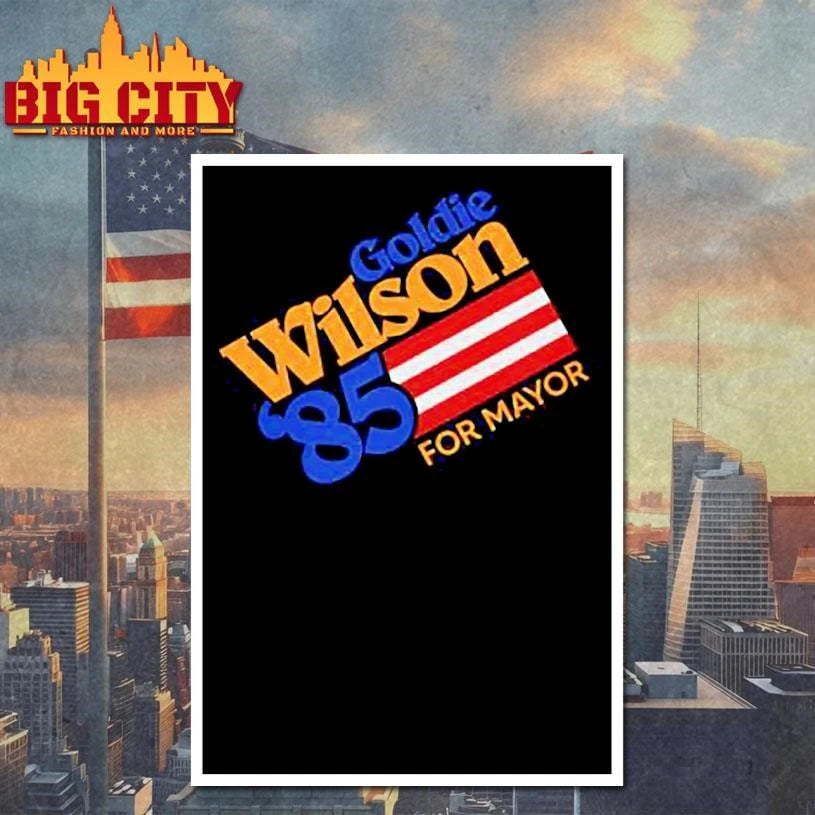 Goldie Wilson ’85 For Mayor 2026 Shirt