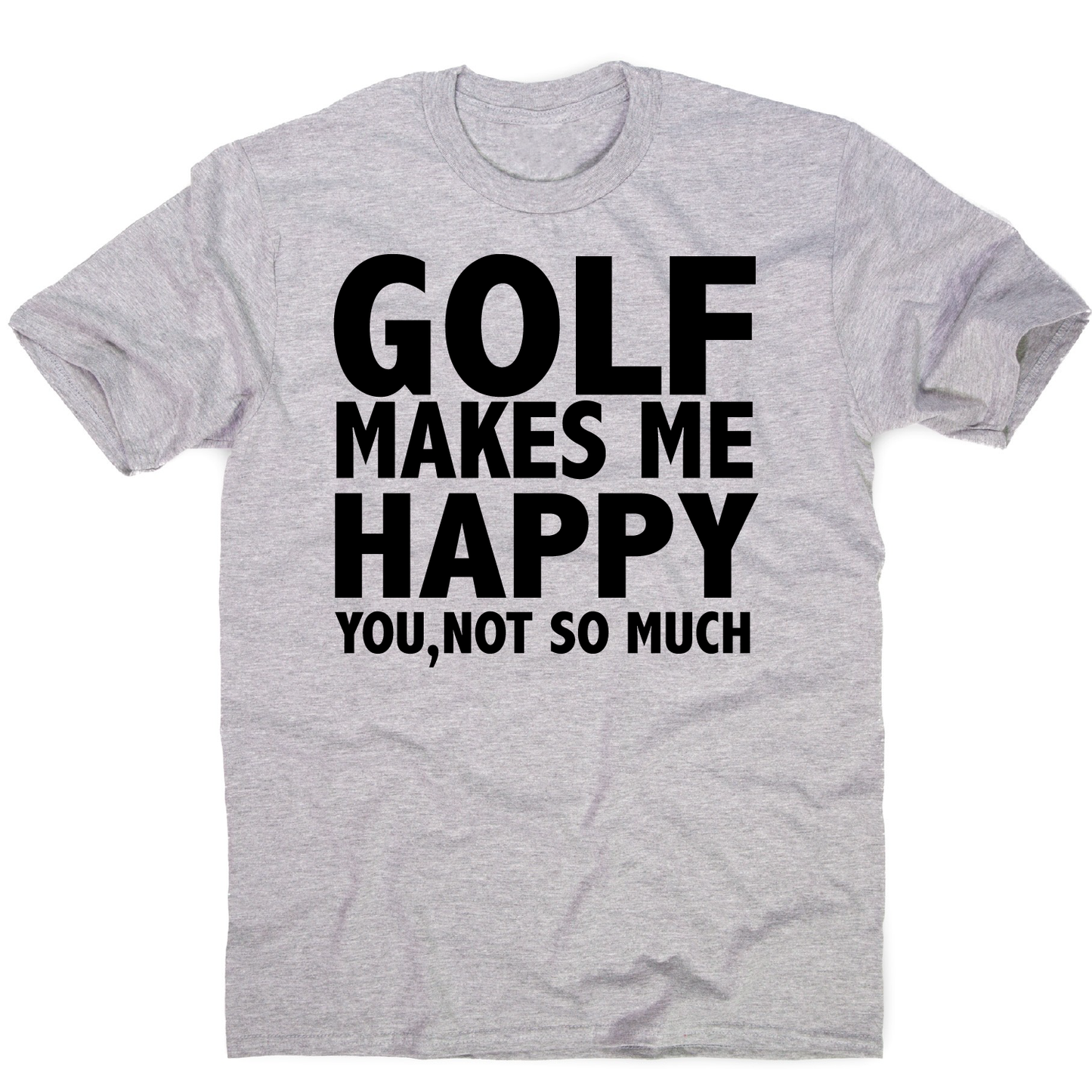 Golf makes me happy funny golf t-shirt men's