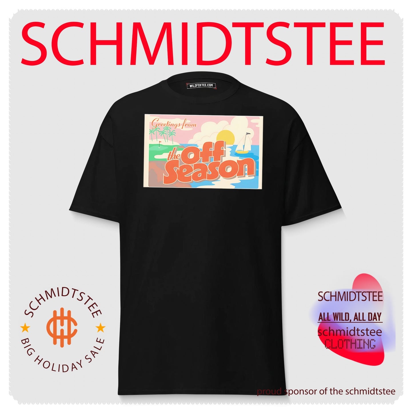 Greetings from the off seasons graphic shirt