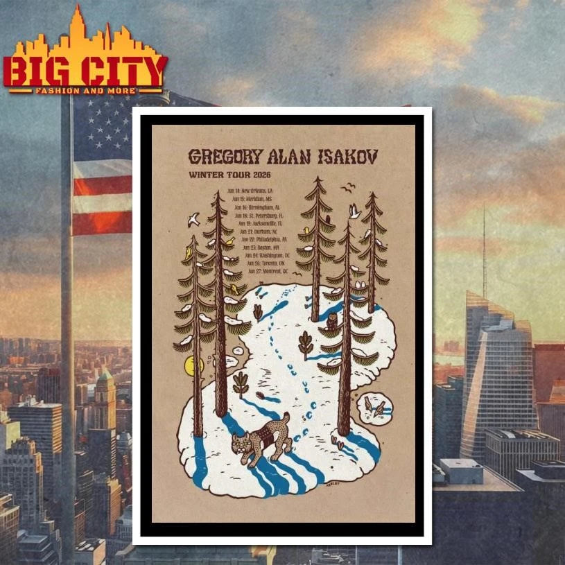 Gregory Alan Iskov Winter 2026 Shows Poster Shirt
