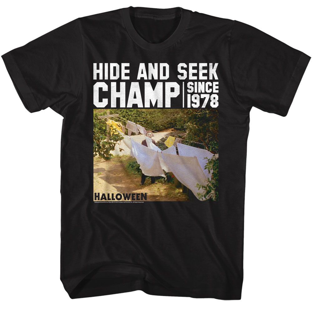Halloween - Hide & Seek - Short Sleeve - Adult - T-Shirt - clothing by TeeHivey.com
