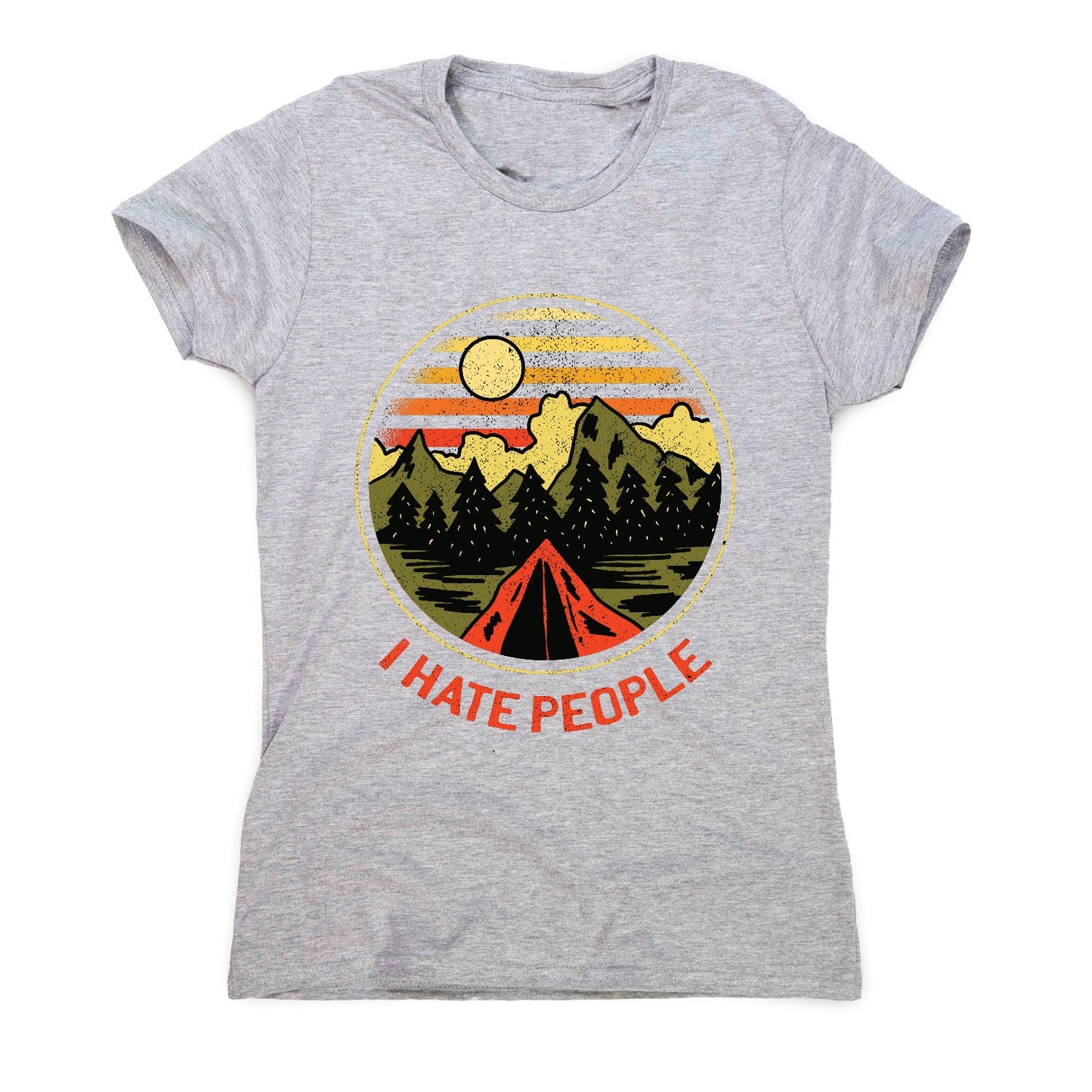 Hate people - women's funny premium t-shirt