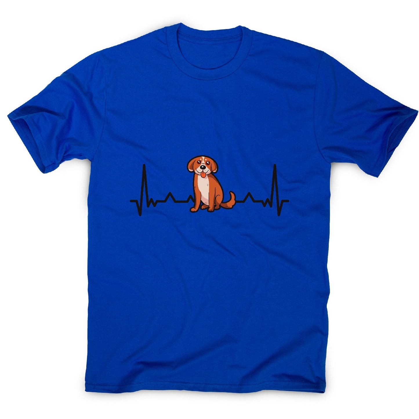 Heartbeat puppy funny - men's funny premium t-shirt
