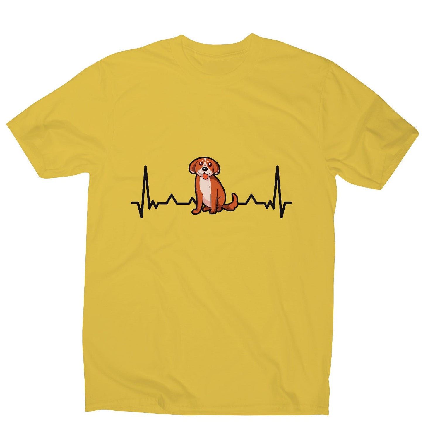 Heartbeat puppy funny - men's funny premium t-shirt