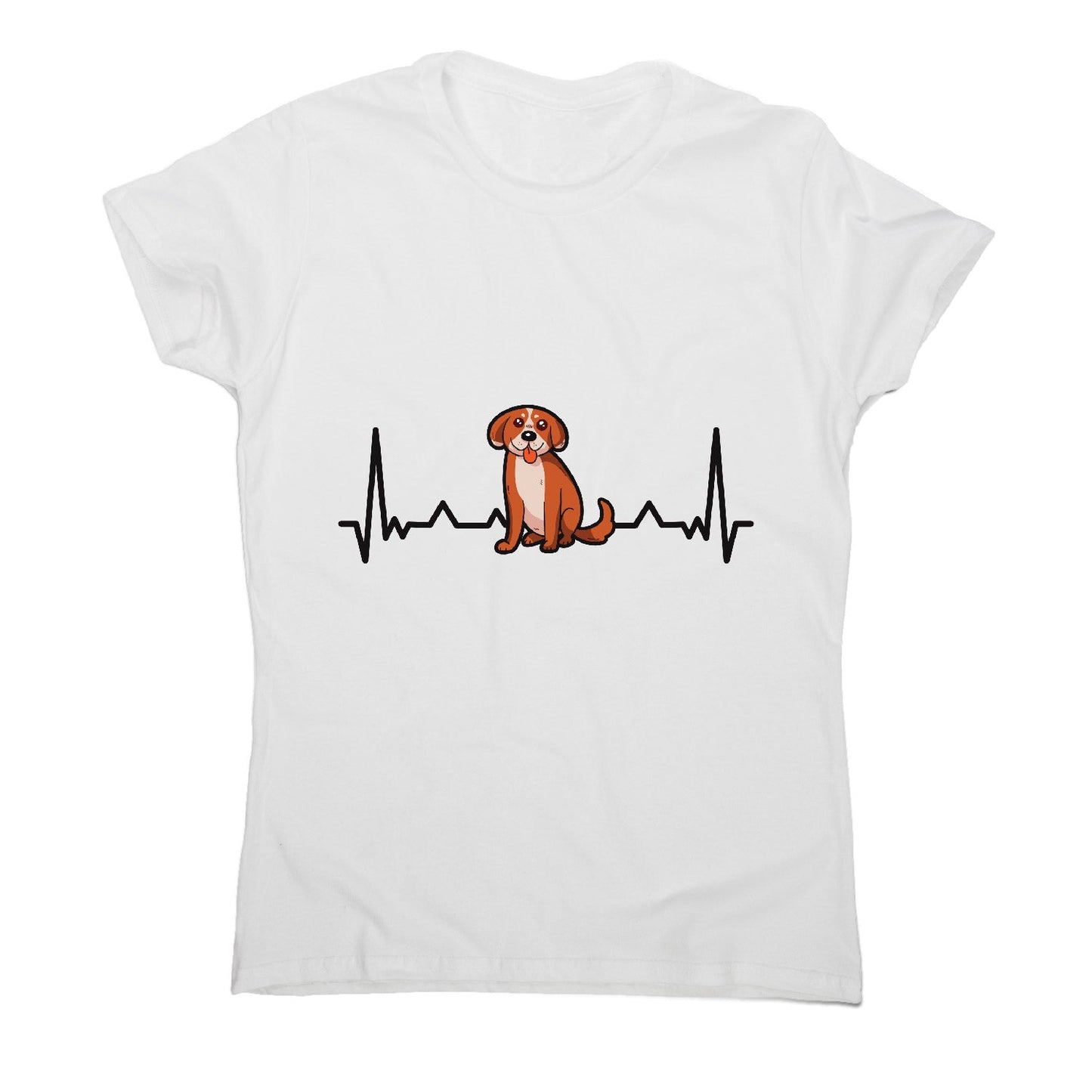 Heartbeat puppy funny - women's funny premium t-shirt