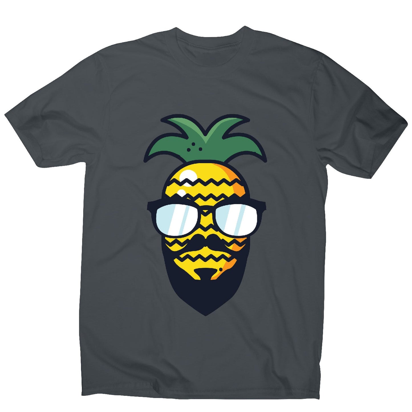 Hipster pineapple - men's funny premium t-shirt
