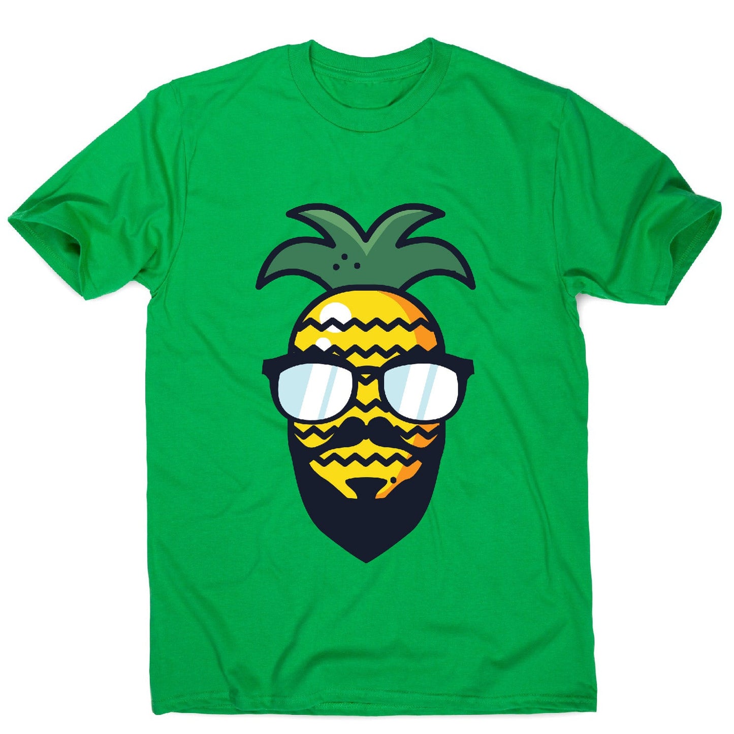 Hipster pineapple - men's funny premium t-shirt