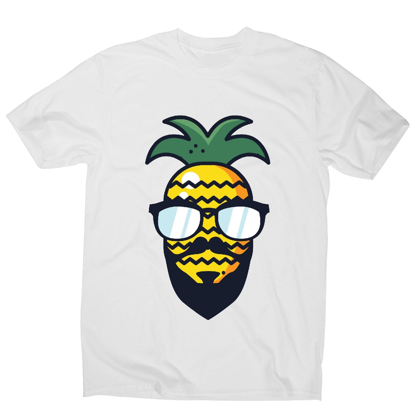 Hipster pineapple - men's funny premium t-shirt