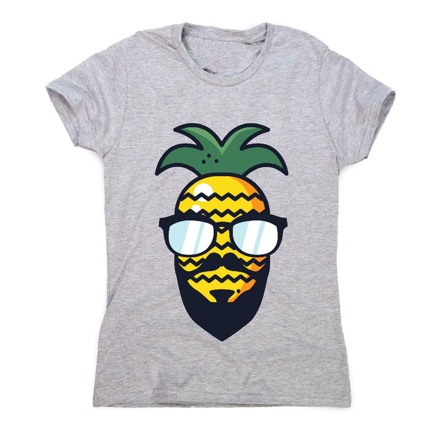 Hipster pineapple - women's funny premium t-shirt