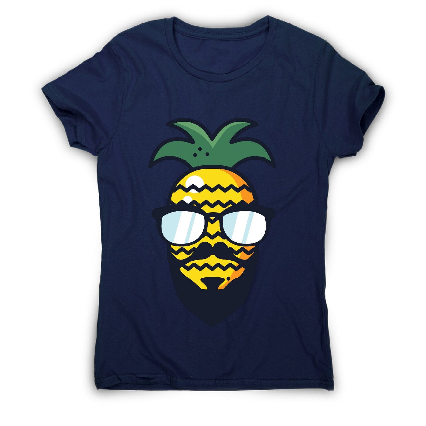 Hipster pineapple - women's funny premium t-shirt