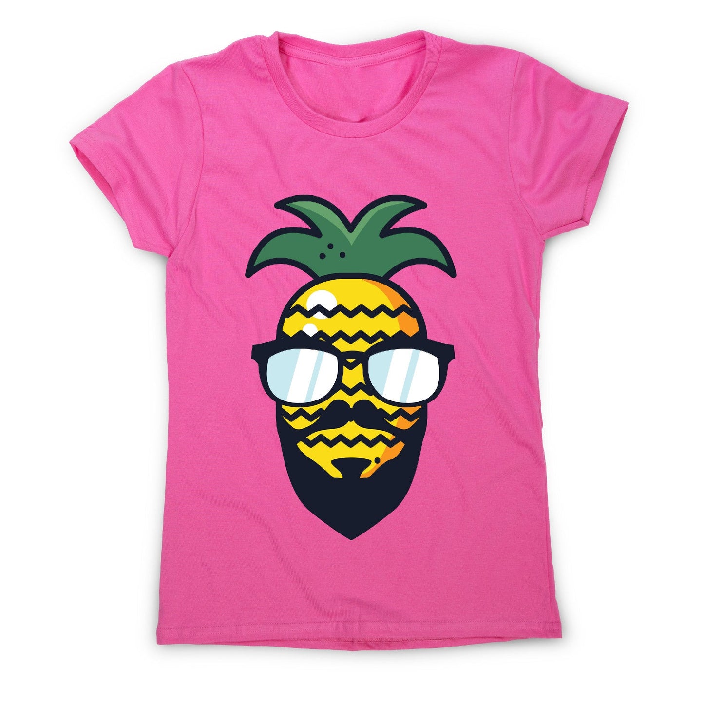Hipster pineapple - women's funny premium t-shirt