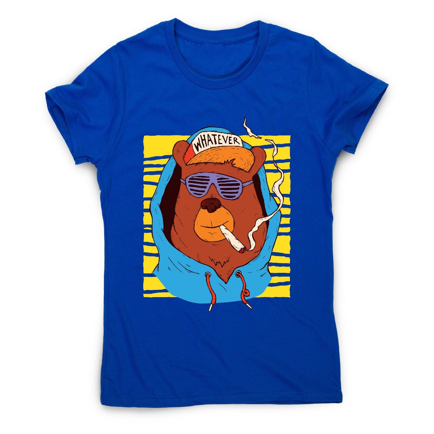 Hip hop bear - funny women's t-shirt