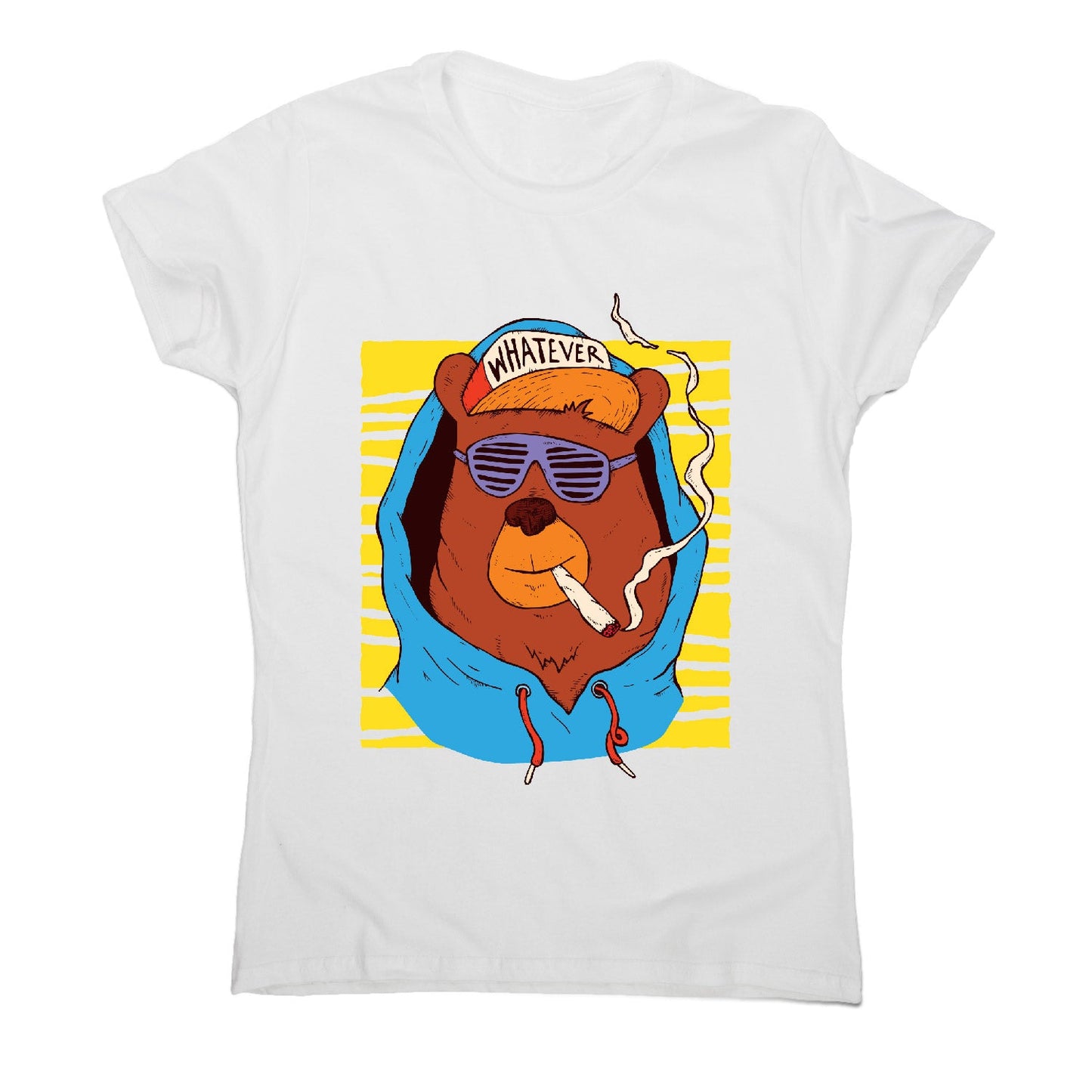 Hip hop bear - funny women's t-shirt