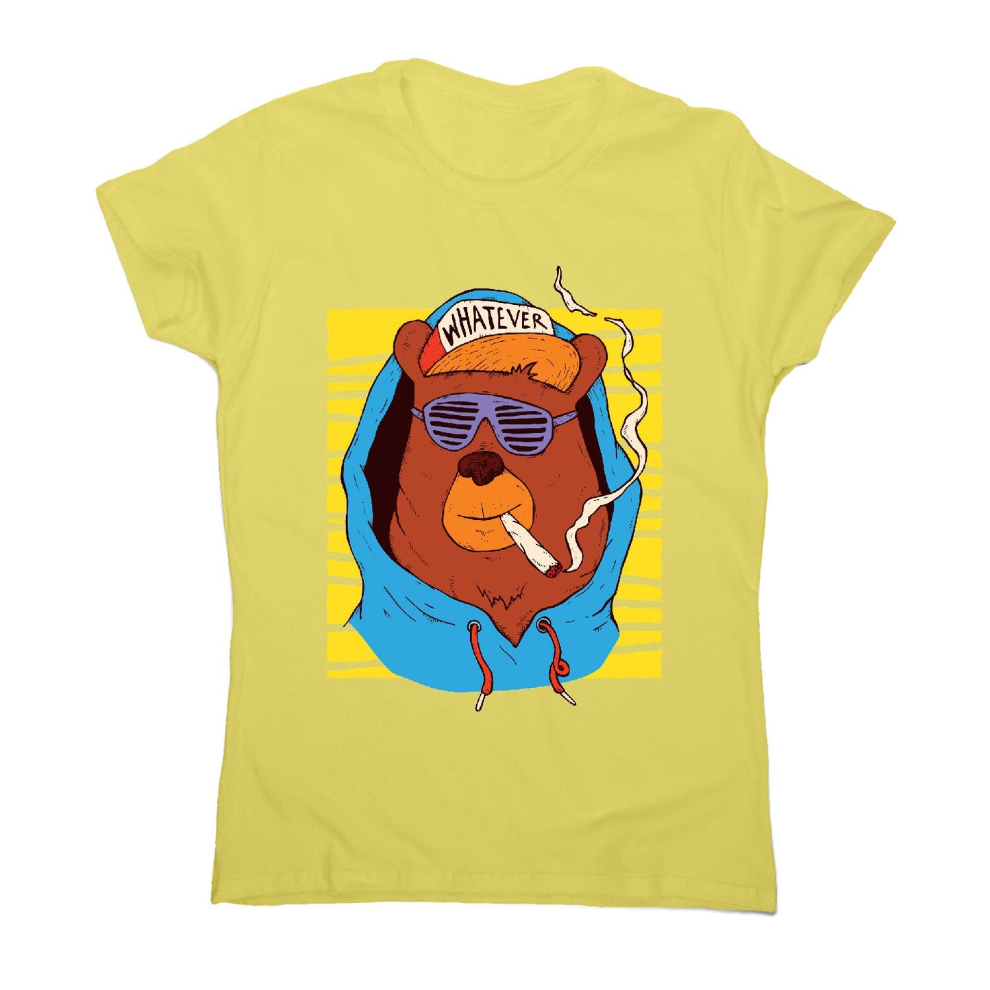 Hip hop bear - funny women's t-shirt
