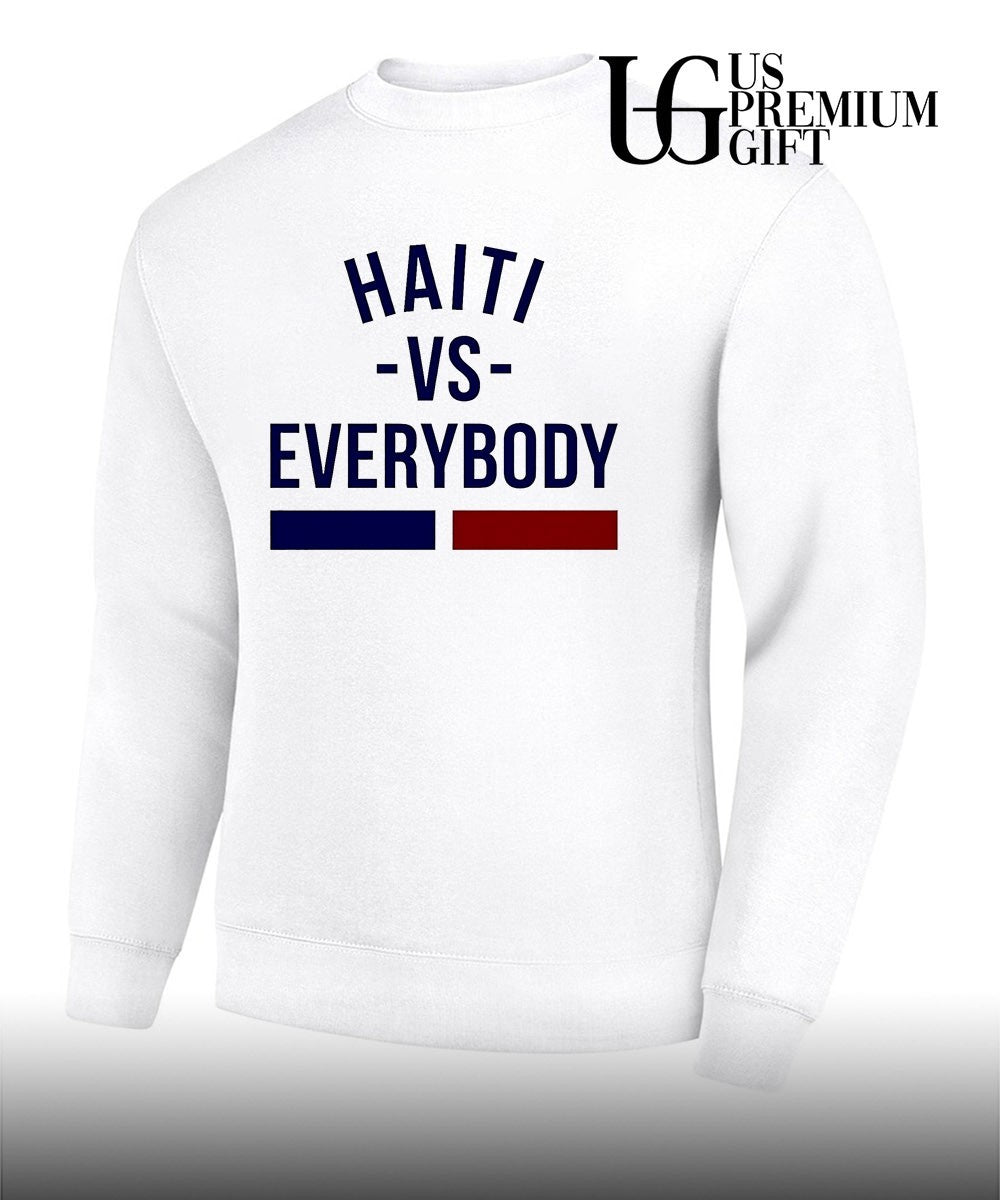 Haiti vs Everybody Haitian flag shirt